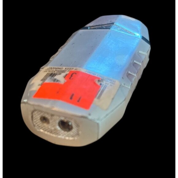 Vtg Silver Collectible Refillable Lighter Beveled Front Flying Eagle Double Hear - Picture 4 of 5